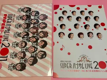 핸섬 라이브 2011 플라이어 페이퍼 피규어