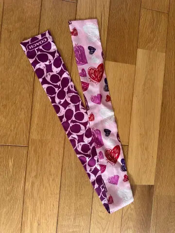 COVO 하트 무늬 반다나 스카프