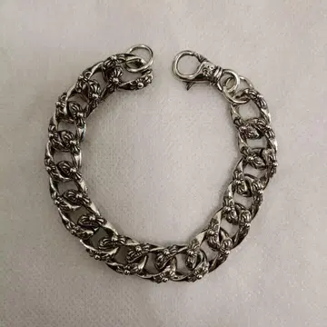 실버 체인 링크 팔찌