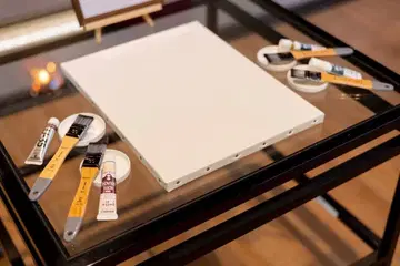 결혼 증명서 웨딩 캔버스 물감 세트