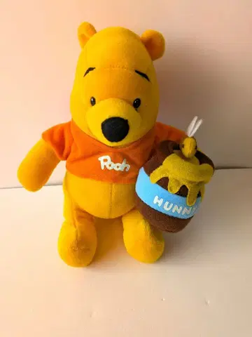 새상품급 곰돌이 푸 봉제 인형 꿀 포함