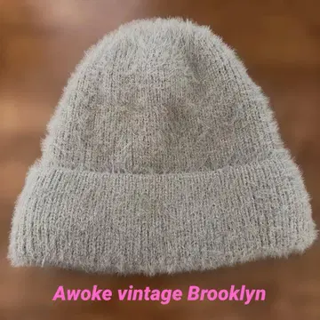 Awoke 빈티지 브루클린 니트 비니