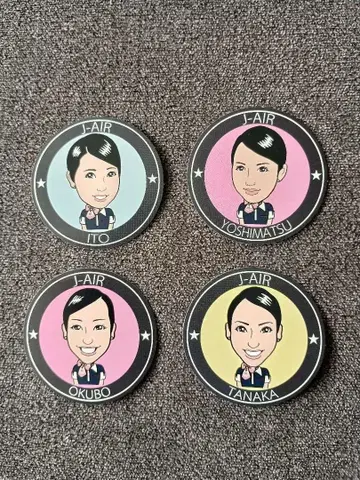 J-AIR CA 캐리커처 씰