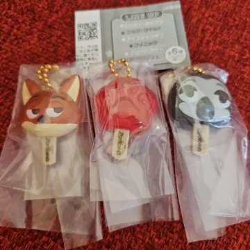 주토피아 캡슐 토이 아이스캔디 참 3종