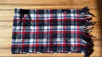 타미힐피거 머플러 체크 무늬 타미힐피거 울