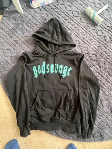 god savage 블랙 후드티 S