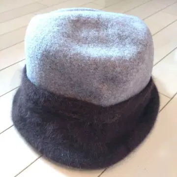 LUPUY 모자 베이지 x 다크 브라운