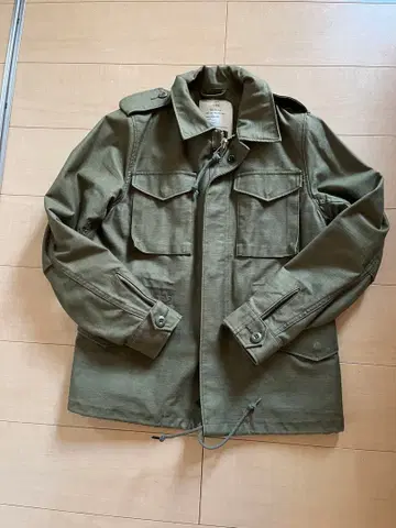 HYKE 밀리터리 자켓 2-Medium 올리브