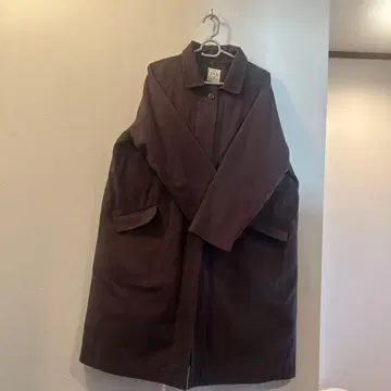 SM2 다크 브라운 롱 코트