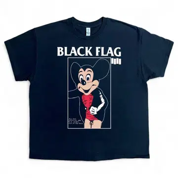 BLACK FLAG 미키 노무라 쿤이치 [L 사이즈] T셔츠 블랙