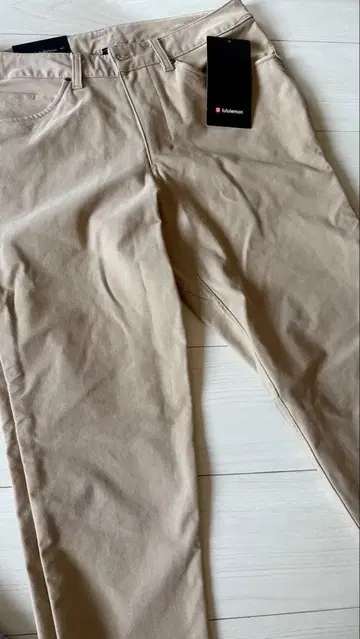 룰루레몬 베이지 스키니 팬츠 32