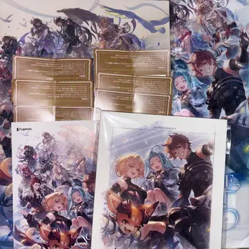 그랑블루 판타지 페스티벌 2025 팜플렛 내장객 특전 리얼 가챠