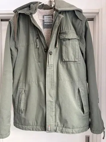 [ THE ZOO YORK INST. ] 후드 부착 모즈 코트 남성용 L