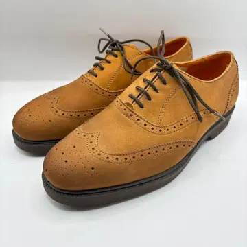 REGAL GEOX 윙 칩 스웨이드 신발 베이지 24.5cm