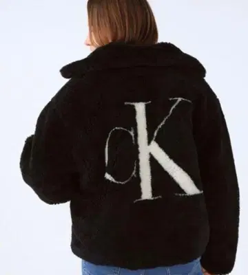 캘빈클라인 CK 플리스 자켓 블랙 S 사이즈