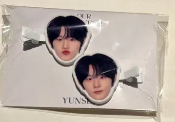 evnne 아크릴 헤어 클립 윤서