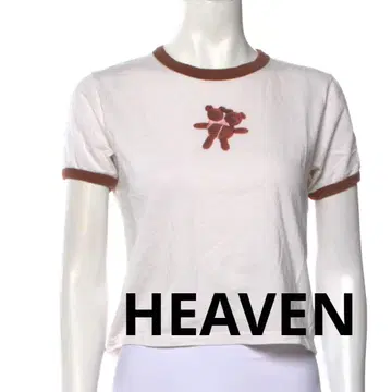 heaven by MARC JACOBS 더블 헤드 베어 링거 T셔츠