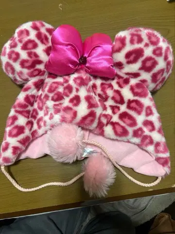 도쿄 디즈니 리조트 레오파드 무늬 미키 햇