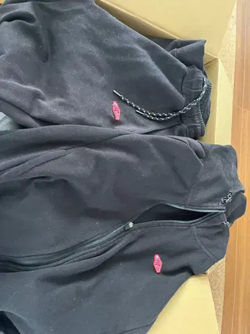 블랙 맨투맨 상하의