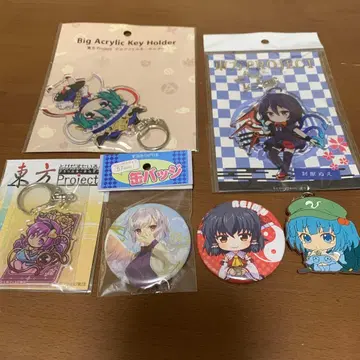 동방Project 키링 캔뱃지 세트