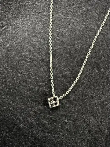 블랙 다이아몬드 목걸이 0.06ct