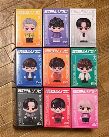 스노치루 소프트 비닐 SnowMan 세트 컴플리트 9체