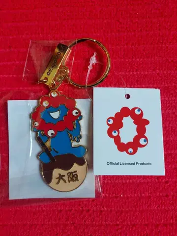 오사카 만박 먁먁 금속제 키링