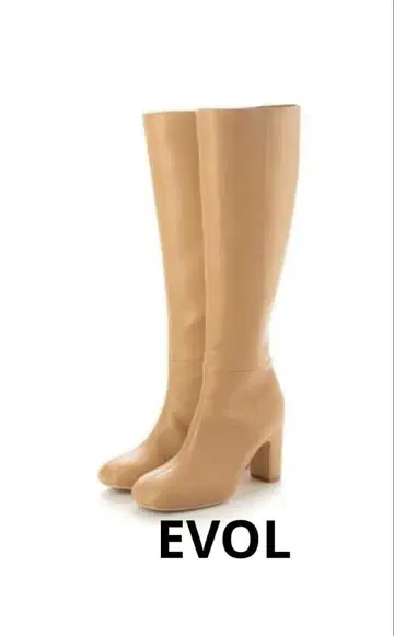 [ 새상품 ] EVOL 이볼 베이지 롱 부츠 24cm