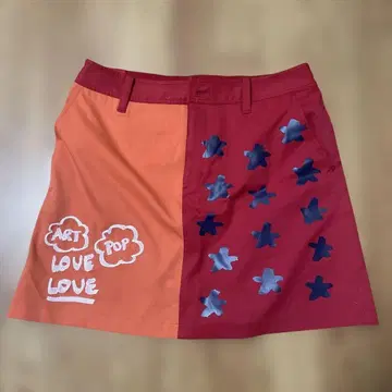 바이컬러 스포츠 스커트