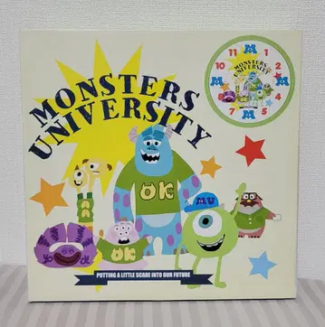 몬스터 주식회사 유니버시티 벽시계 원형 그린 샐리 마이크
