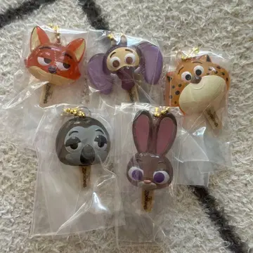 주토피아 아이스캔디 참 닉 주디 5종 가챠가챠