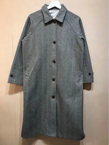 callautia 헤링본 스텐칼라 롱 코트 S 사이즈