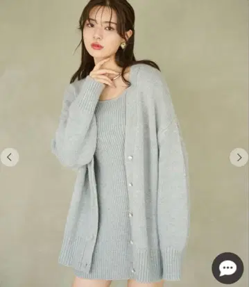 LILLIAN CRAFT 미니 원피스 & 가디건 세트