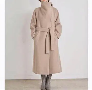 SNIDEL 스나이델 캐시미어 혼방 울 롱 코트