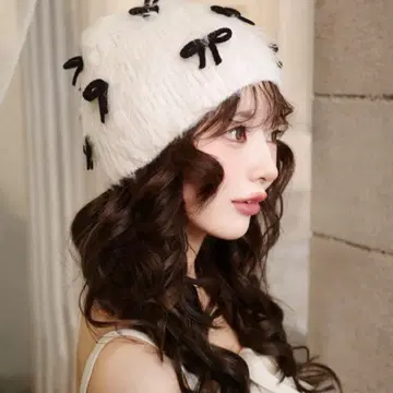 미개봉 새상품 다리치 리본 니트 비니 darich 니트 모자