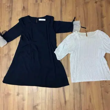 tococo 네이비 반팔 상의