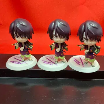 [ 사용품 ] 은혼 제일복권 큥캐러 피규어 타카스기 신스케 3체 세트