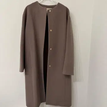 Anweiser-rich 모카 롱 코트