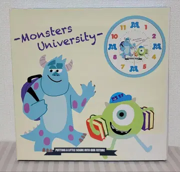 몬스터 주식회사 유니버시티 벽시계 원형 파랑 설리 마이크