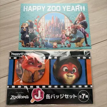 주토피아 해피 복권 닉 주니어 시절 캔뱃지 J상