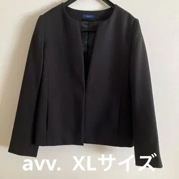 a.v.v 노카라 자켓 XL 블랙 빅 사이즈