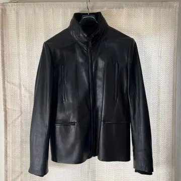 Calvin Klein 캘빈클라인 가죽 자켓 블루종