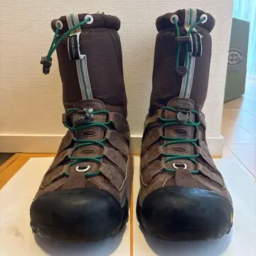 KEEN 방수 하이컷 아웃도어 신발 브라운 29cm