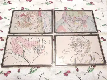 귀멸의 칼날 다이닝 무한성편 3기 엽서 아가츠마 젠이츠