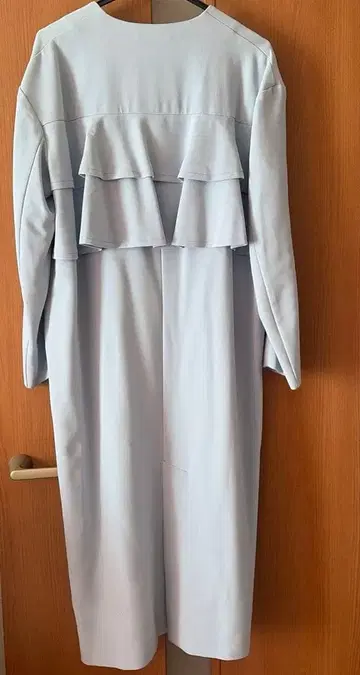 산요 상회 옅은 블루 미사용 코트 프리 사이즈
