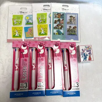 디즈니 스토어 볼펜 아크릴 스티커 피규어 씰