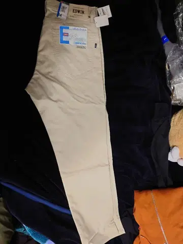 EDWIN 베이지 치노 팬츠 34 새상품