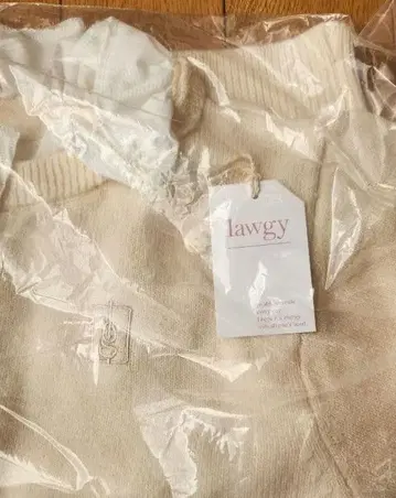 lawgy happy bag 프릴 가디건