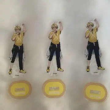 컬러풀 피치 타츠운 아크릴 스탠드 훼미리마트 콜라보