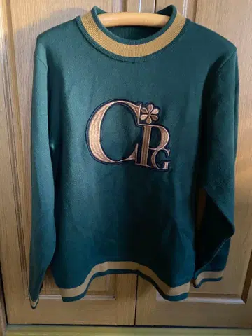 CPG 플리스 스웨터 그린 컬러 사이즈 2